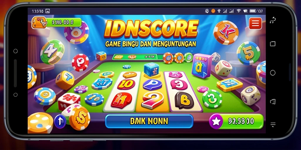Gameplay seru di IDNSCORE dengan variasi Bingo menarik.