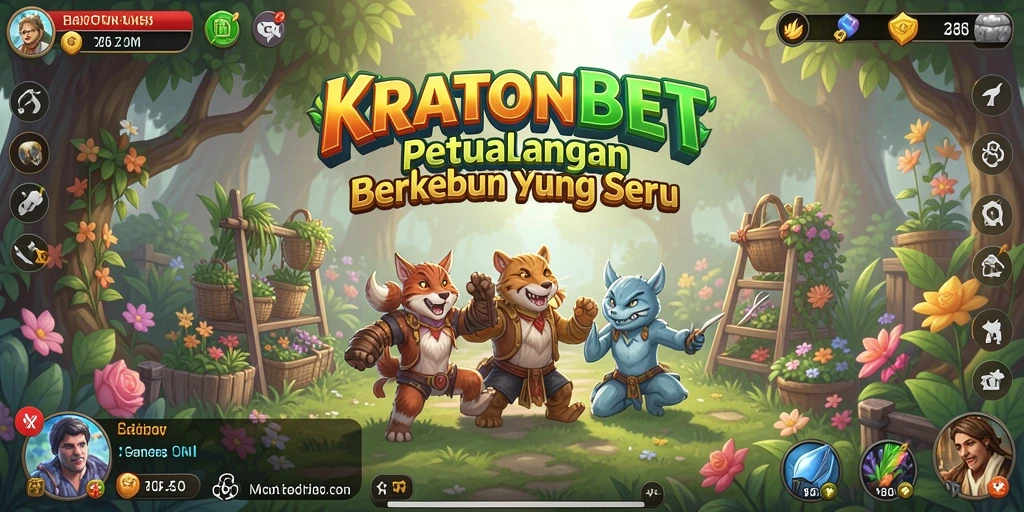Tampilan gameplay seru dalam dunia pertanian dengan KRATONBET.