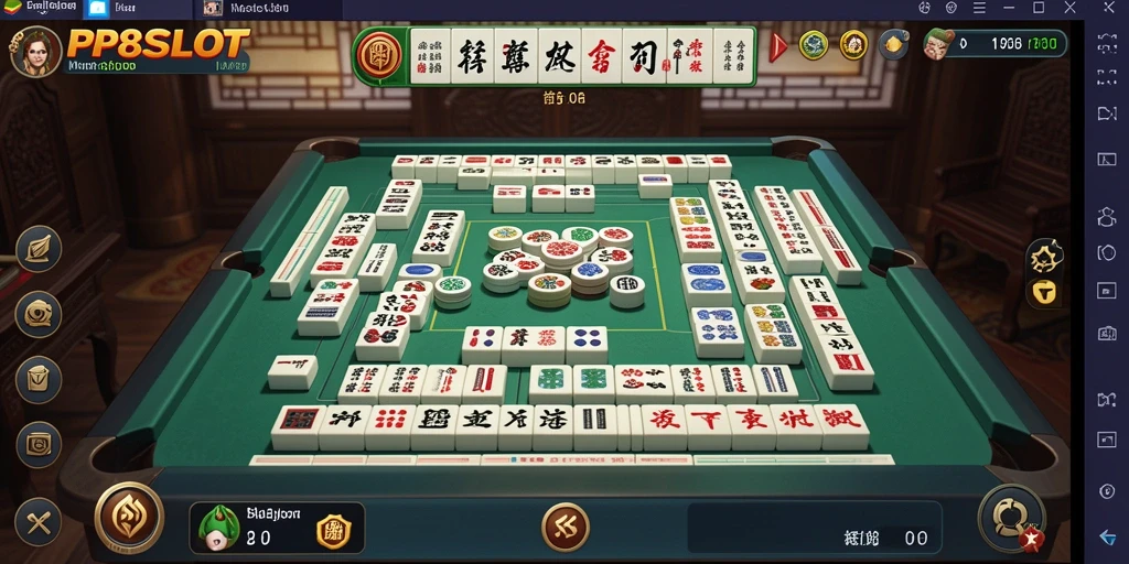 Tampilan gameplay Mahjong yang seru dan menantang di PP8SLOT.