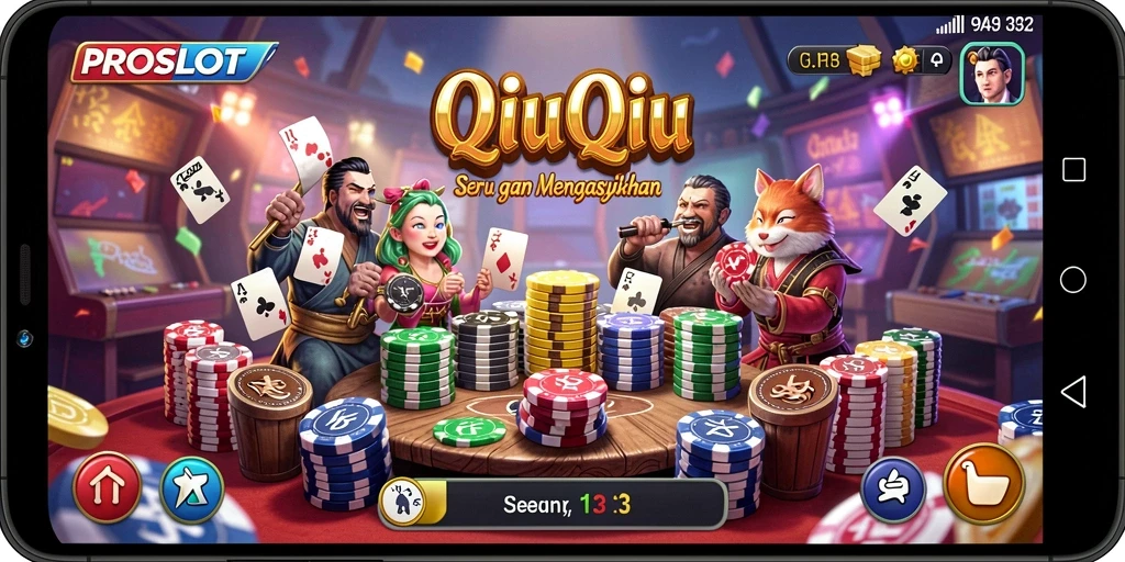 Tampilan gameplay seru dari PROSLOT QiuQiu.