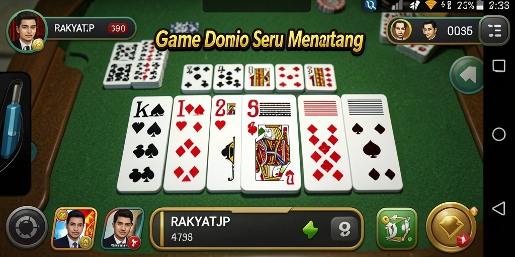 Tampilan gameplay RAKYATJP yang menarik dan interaktif.