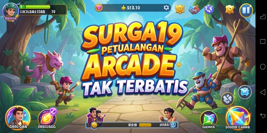 Screenshot gameplay SURGA19 yang menampilkan aksi seru dan grafis menawan.