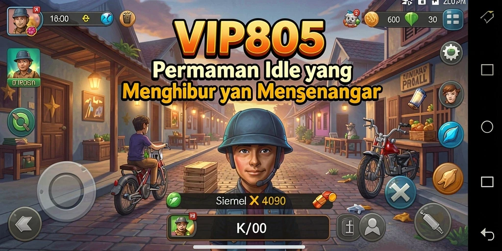 Tangkapan layar utama gameplay <strong>VIP805</strong> yang menunjukkan aktivitas santai dan seru.