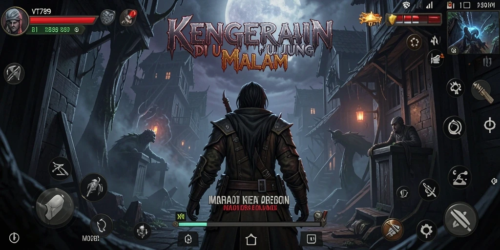 Tampilan gameplay menakutkan di dunia gelap VT789.