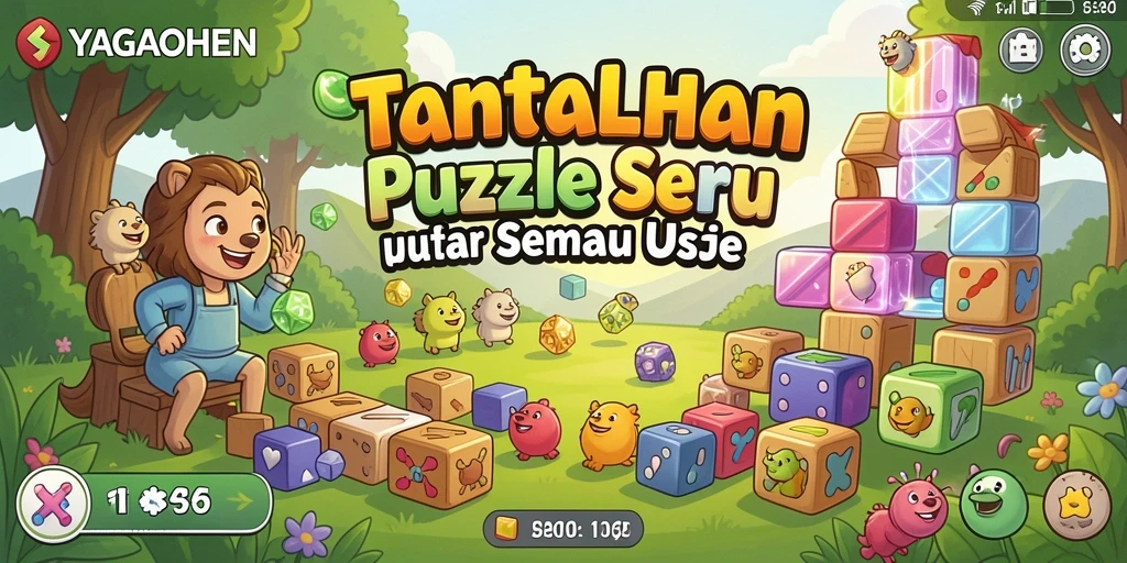 Tampilan gameplay YAGAOHEN yang menarik dan penuh warna.
