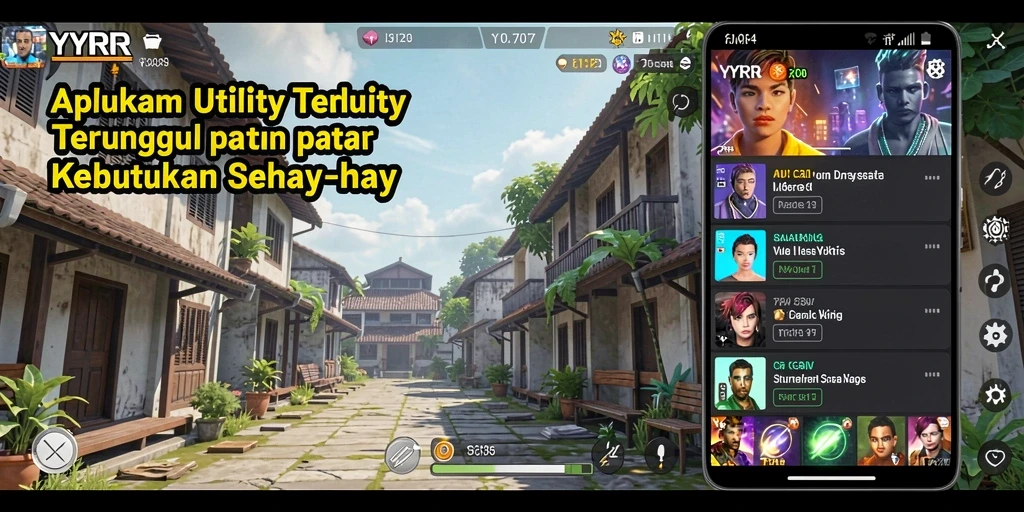 Screenshot utama YYRR menampilkan antarmuka aplikasi yang intuitif dan fungsional.